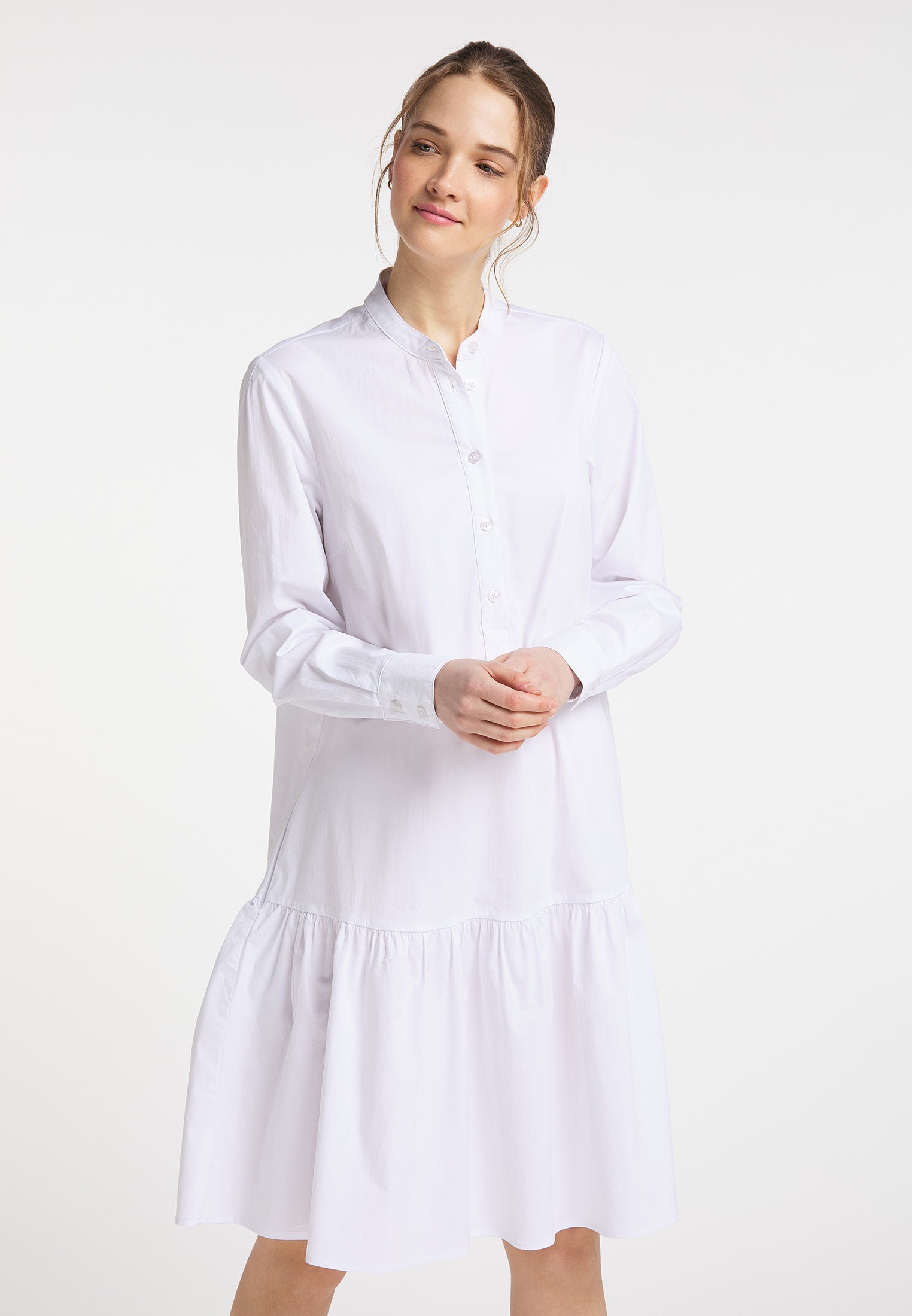 DreiMaster Klassik Damen Shirt Kleid