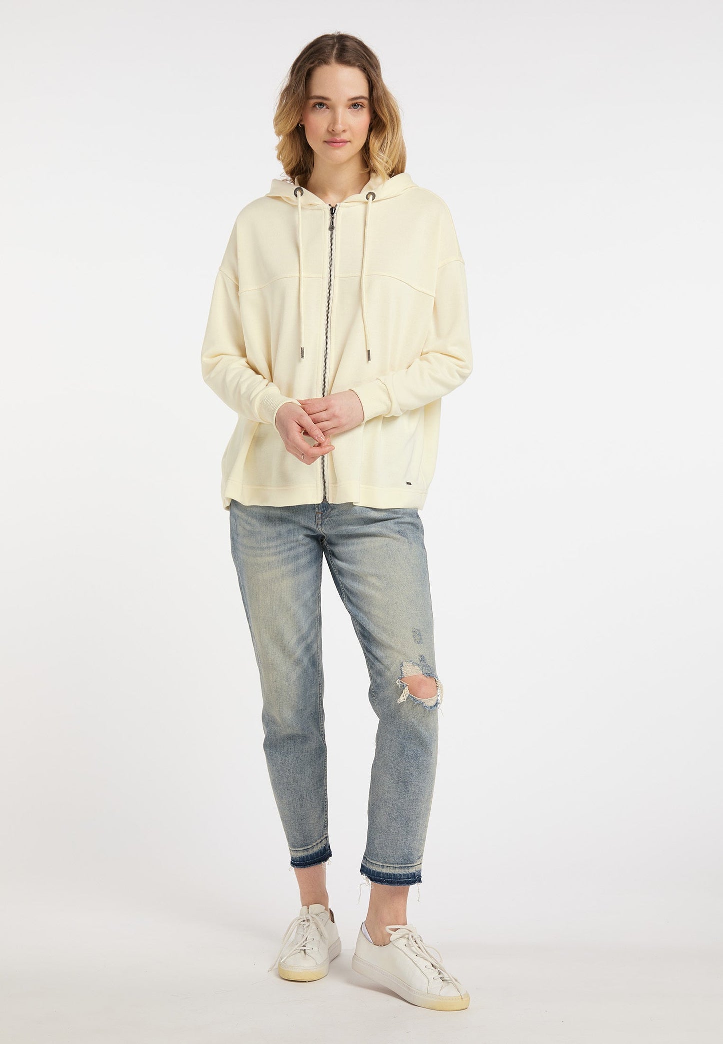 Dreimaster vintage Women's Oversized Zip Hoodie