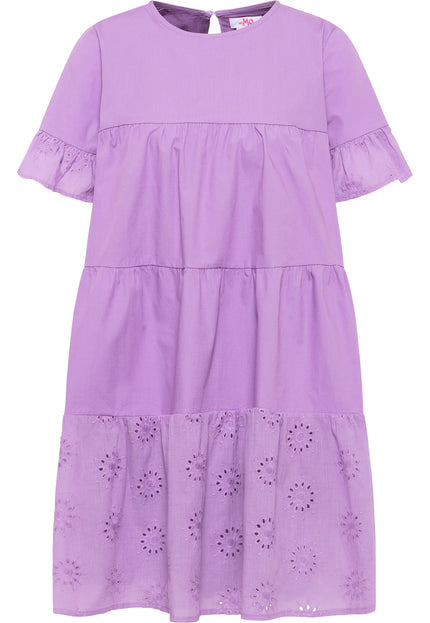 myMo Women's Dress With Eyelet Lace