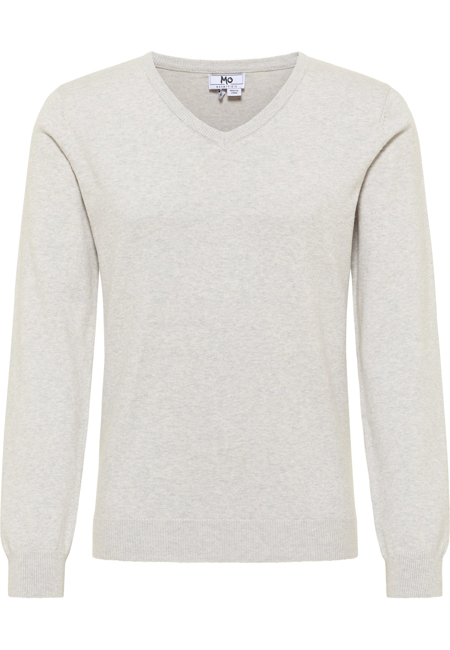 Mo ESSENTIALS Męski podstawowy sweter