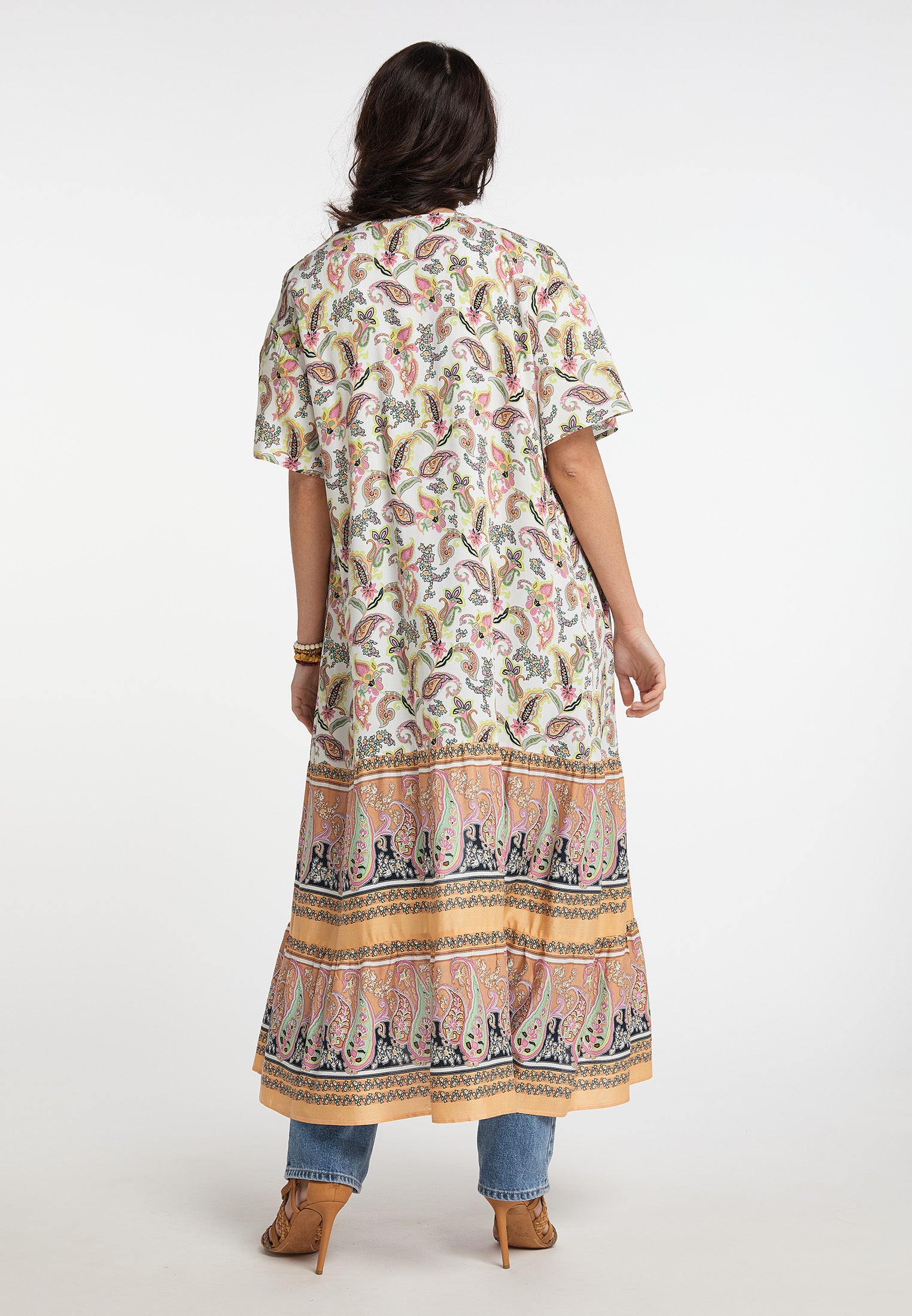 usha FESTIVAL Women's Kimono Blouse