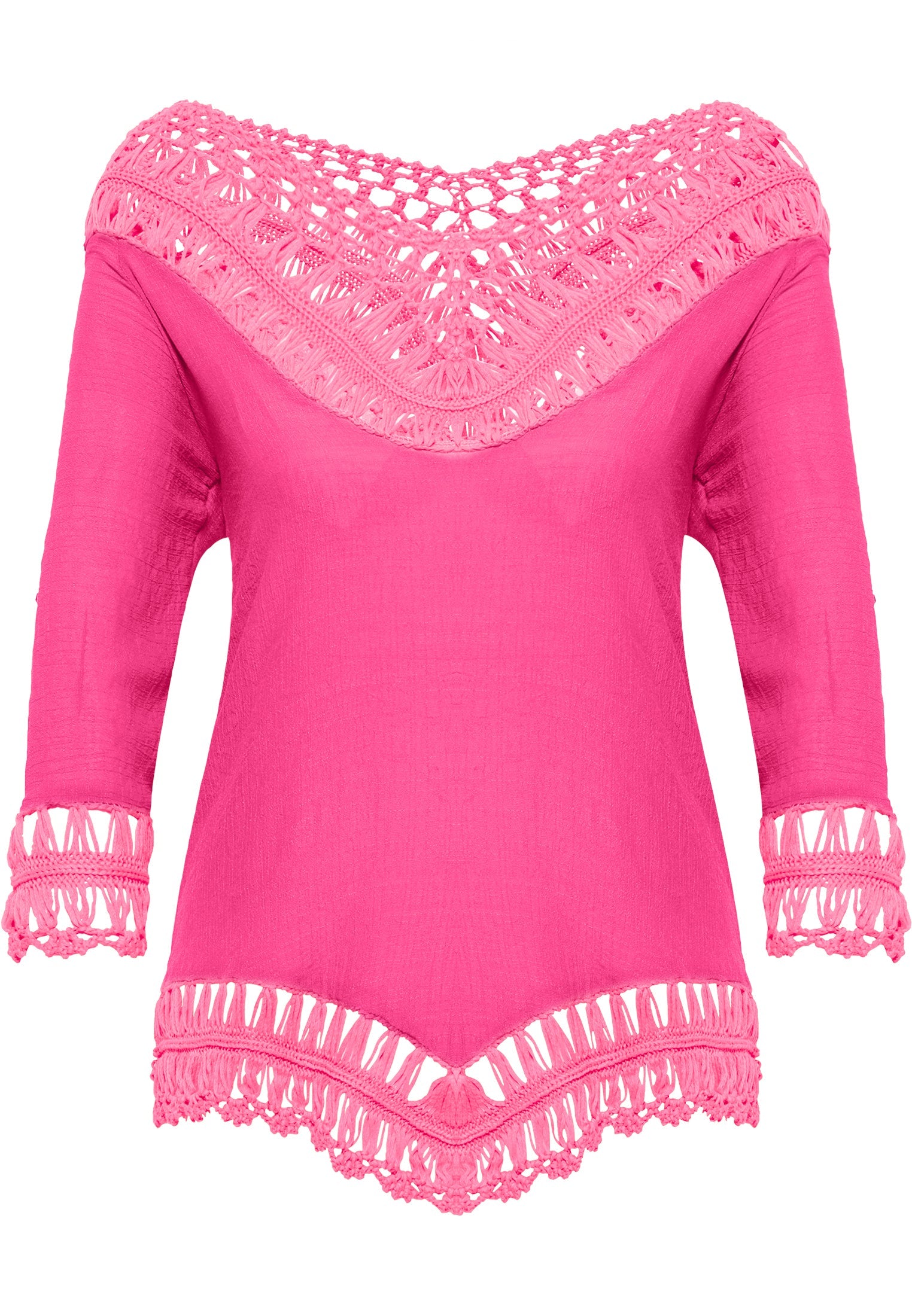 Izia Women's Tunic With Crochet Part