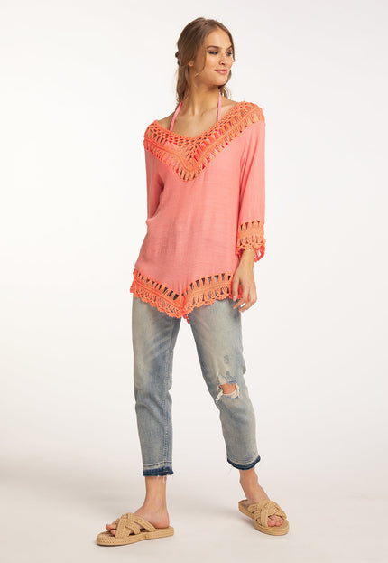 Izia Women's Tunic With Crochet Part