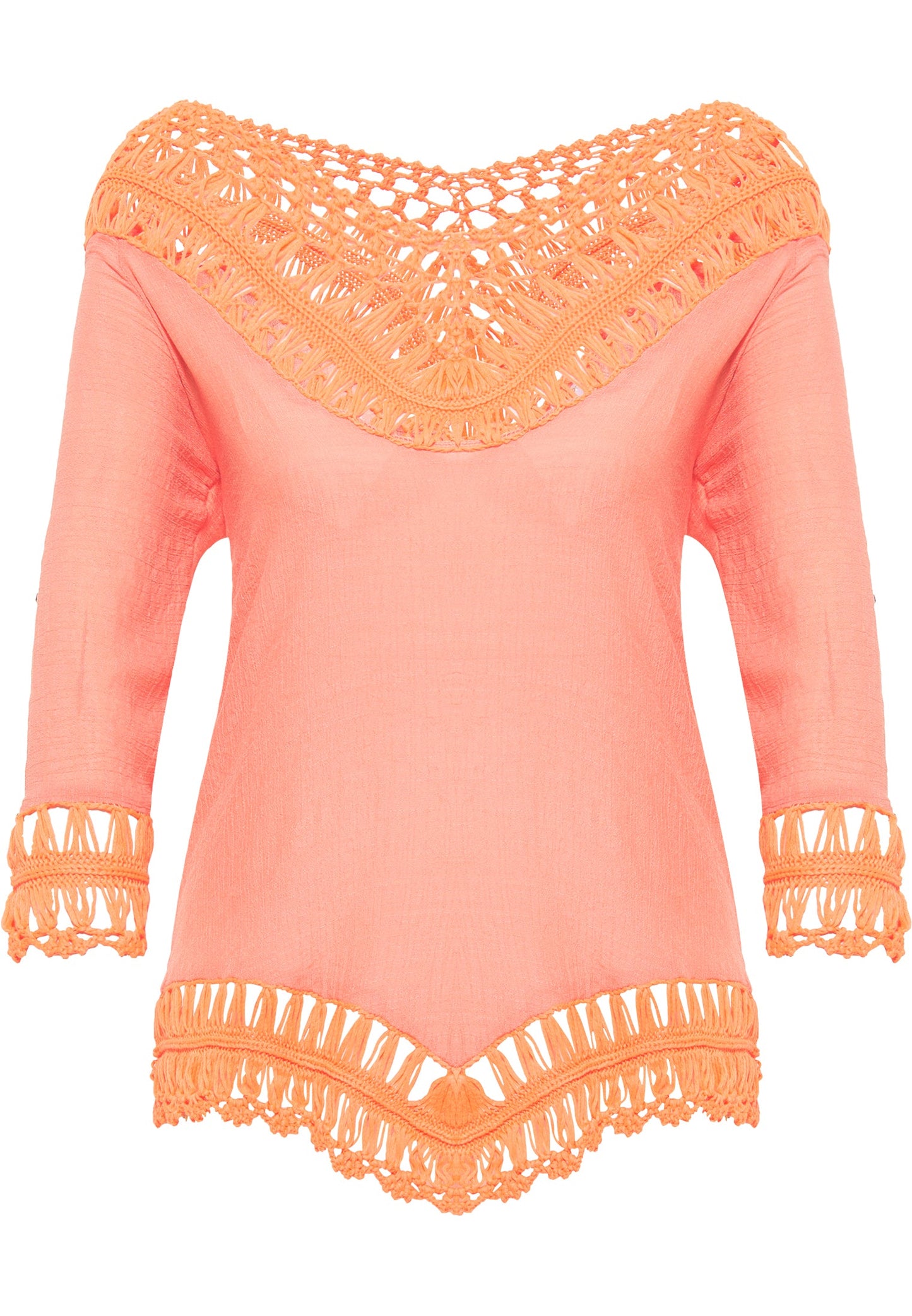 Izia Women's Tunic With Crochet Part