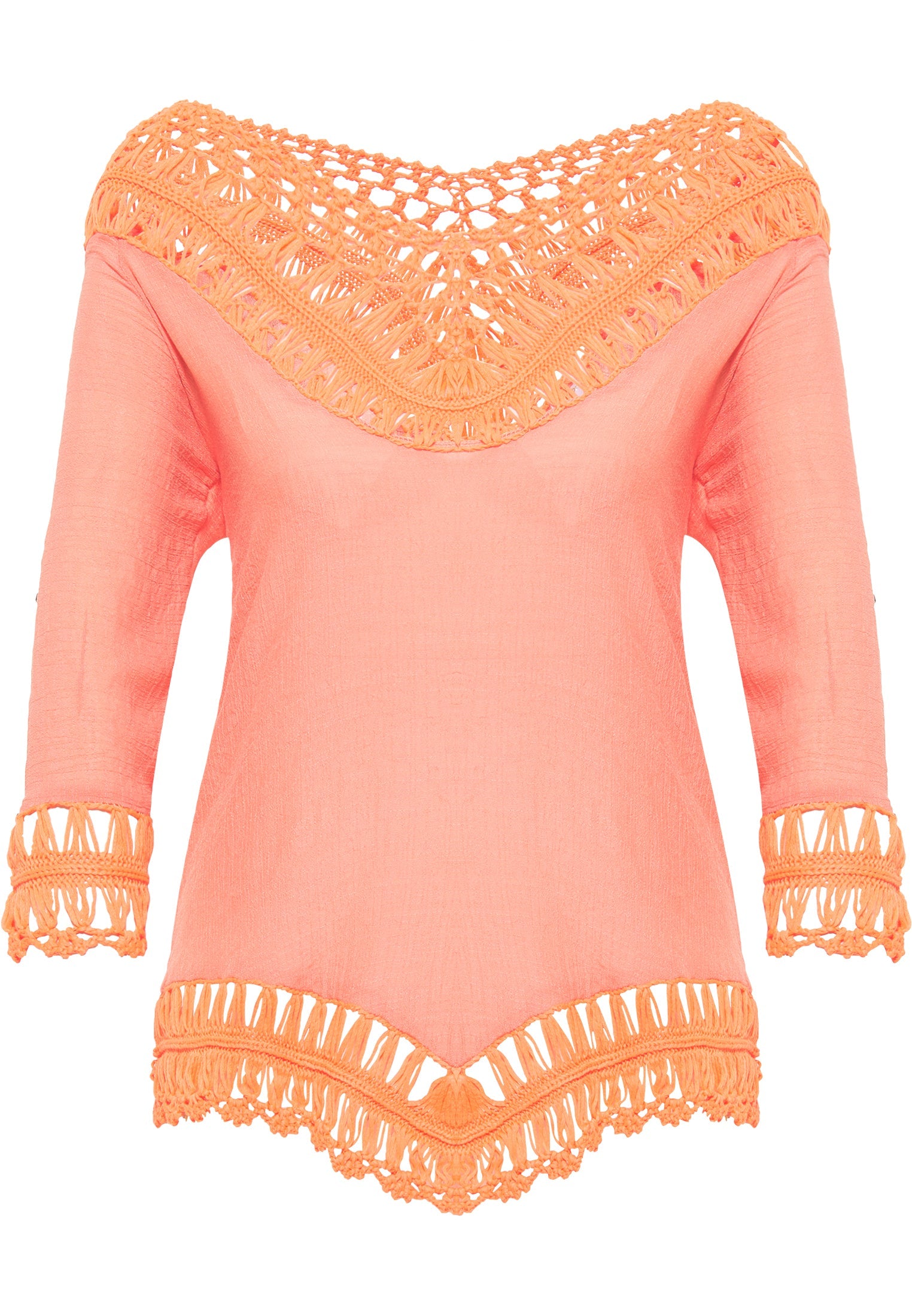 Izia Women's Tunic With Crochet Part