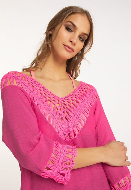 Izia Women's Tunic With Crochet Part