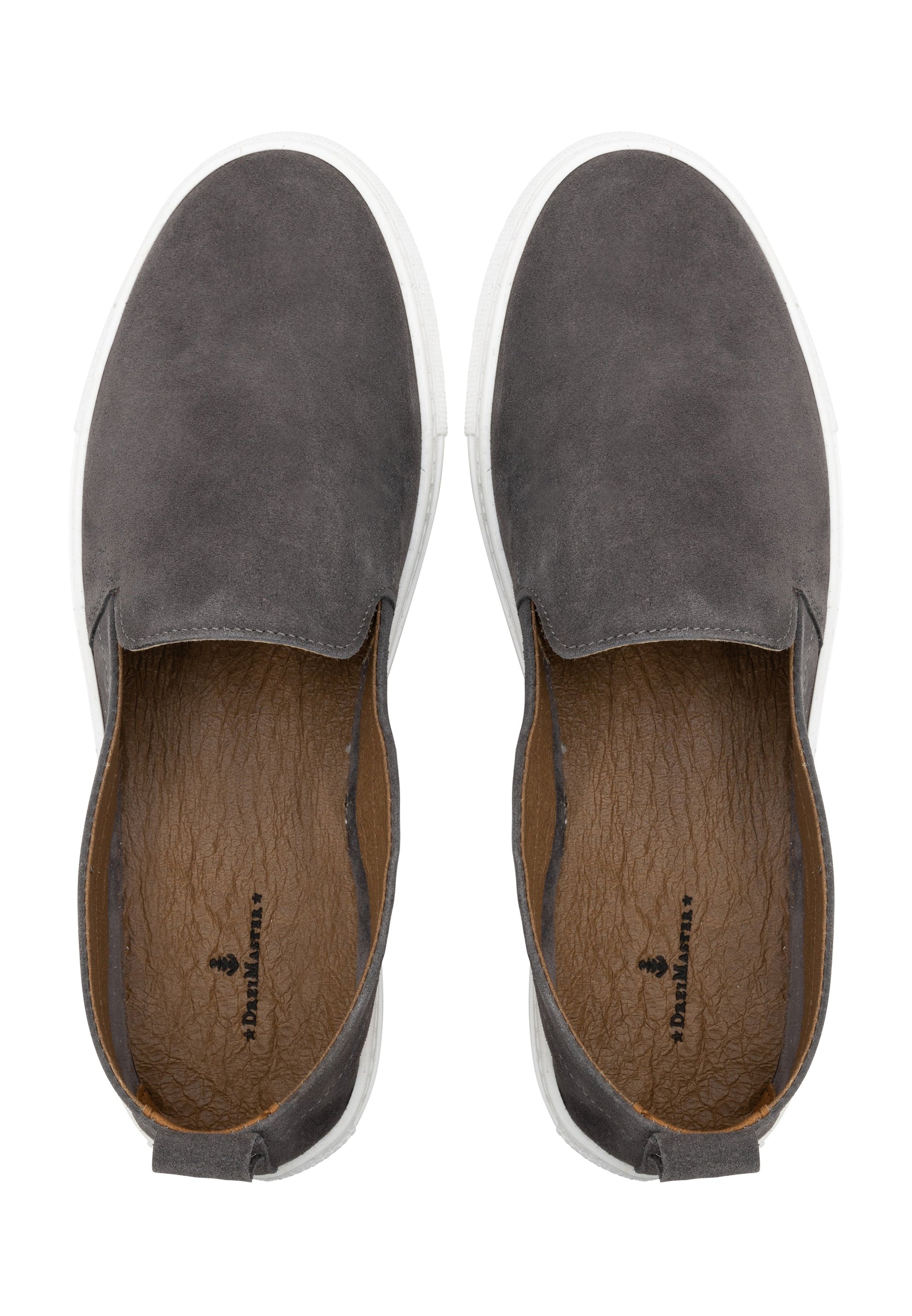 Dreimaster maritim Men's Leather Slip-Ons