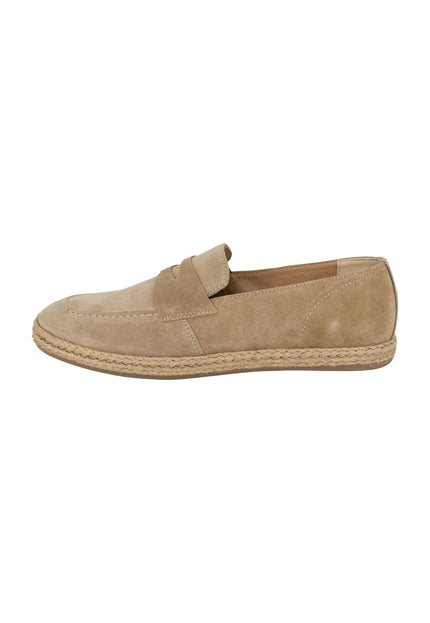 Dreimaster maritim Men's Suede Penny Loafers