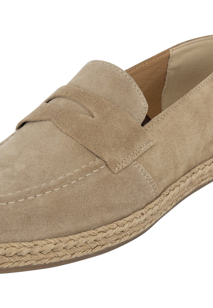 Dreimaster maritim Men's Suede Penny Loafers