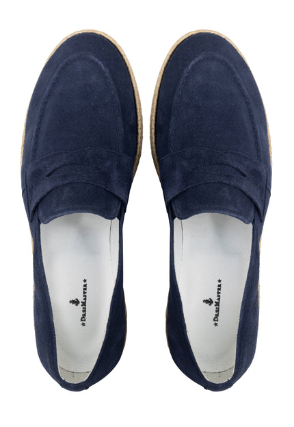 Dreimaster maritim Men's Suede Penny Loafers