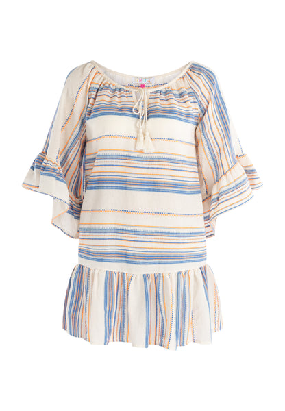 IZIA Women's Mini Dress With Stripes