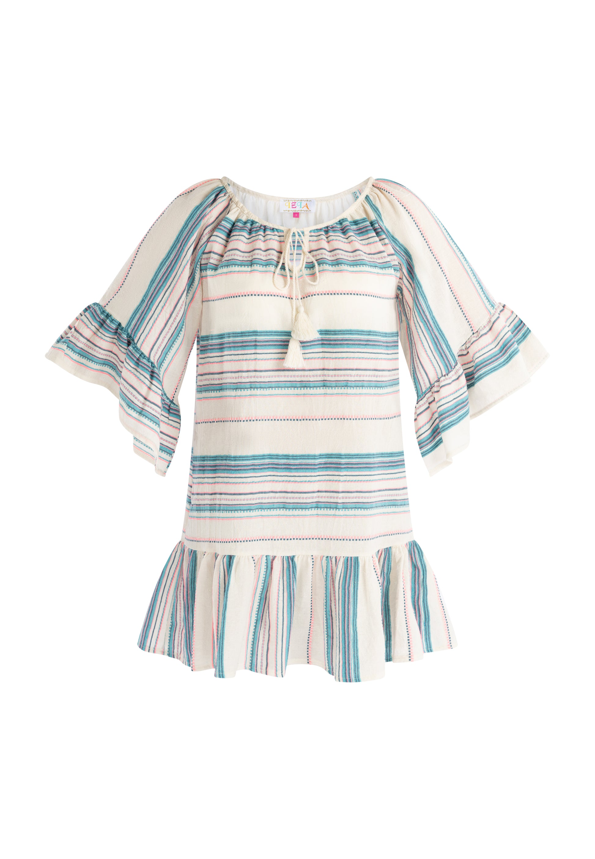 IZIA Women's Mini Dress With Stripes