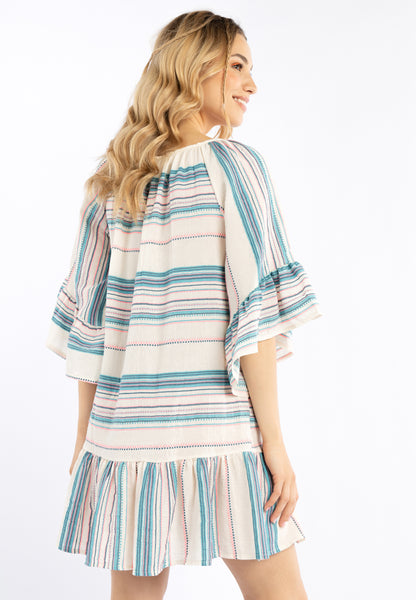 IZIA Women's Mini Dress With Stripes