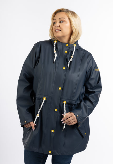 Schmuddelwedda Damen Plus Size Regenmantel