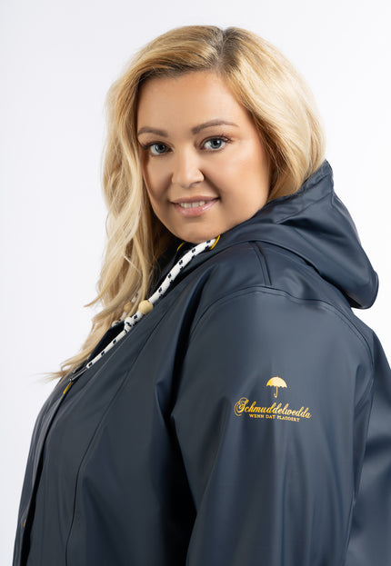 Schmuddelwedda Damen Plus Size Regenmantel