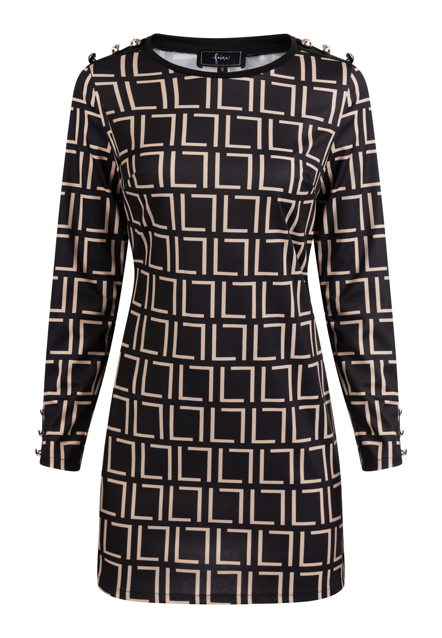 faina Kobiety Mini Sukienka Z Wzorem Graficznym