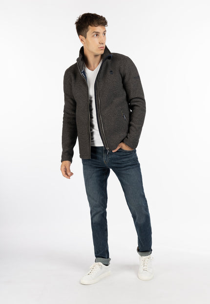 Schmuddelwedda Men's Knitted Fleece Jacket