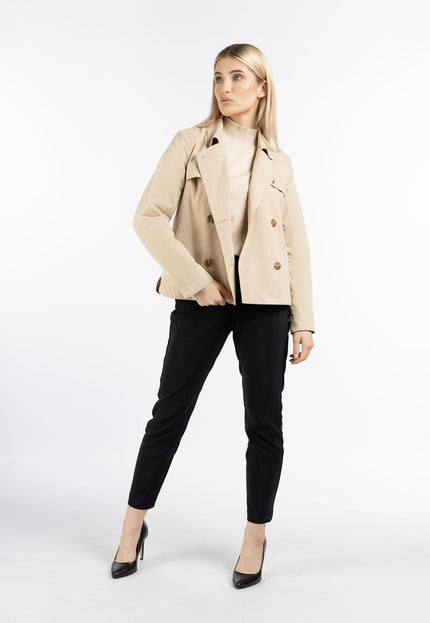 Dreimaster klassik Women's Short Trench Jacket