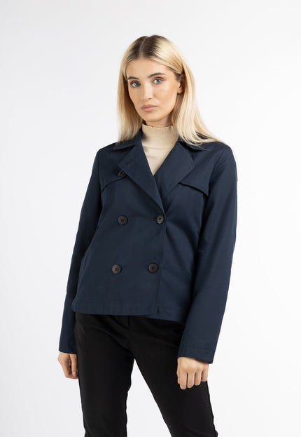 Dreimaster klassik Women's Short Trench Jacket