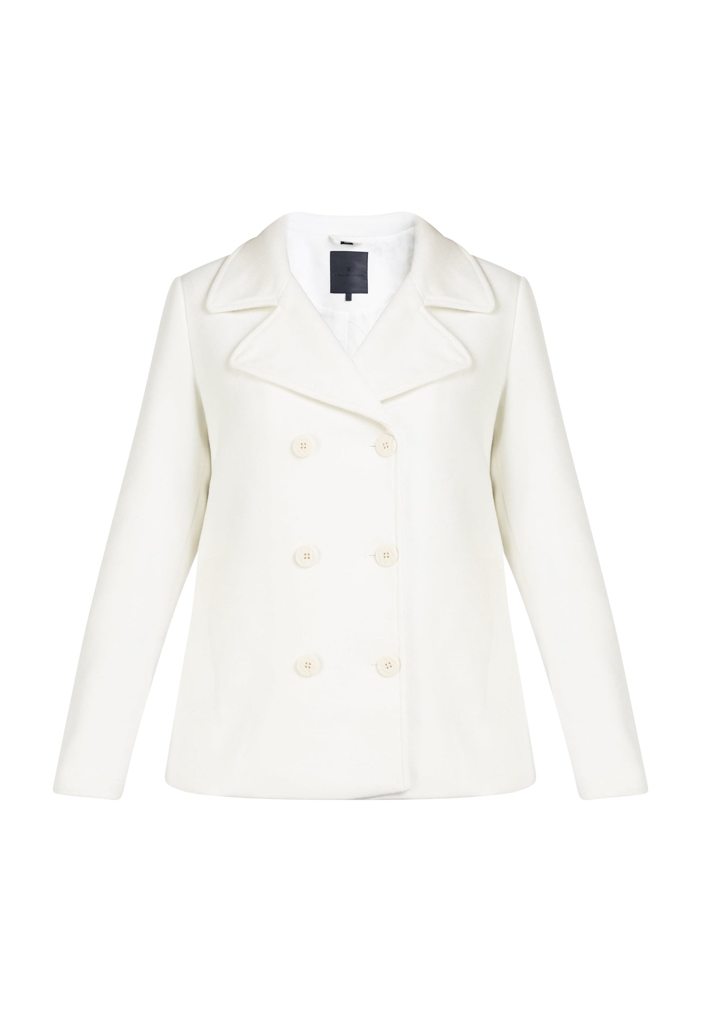 Dreimaster klassik Women's Transitional Pea Coat Made Of A Wool Blend