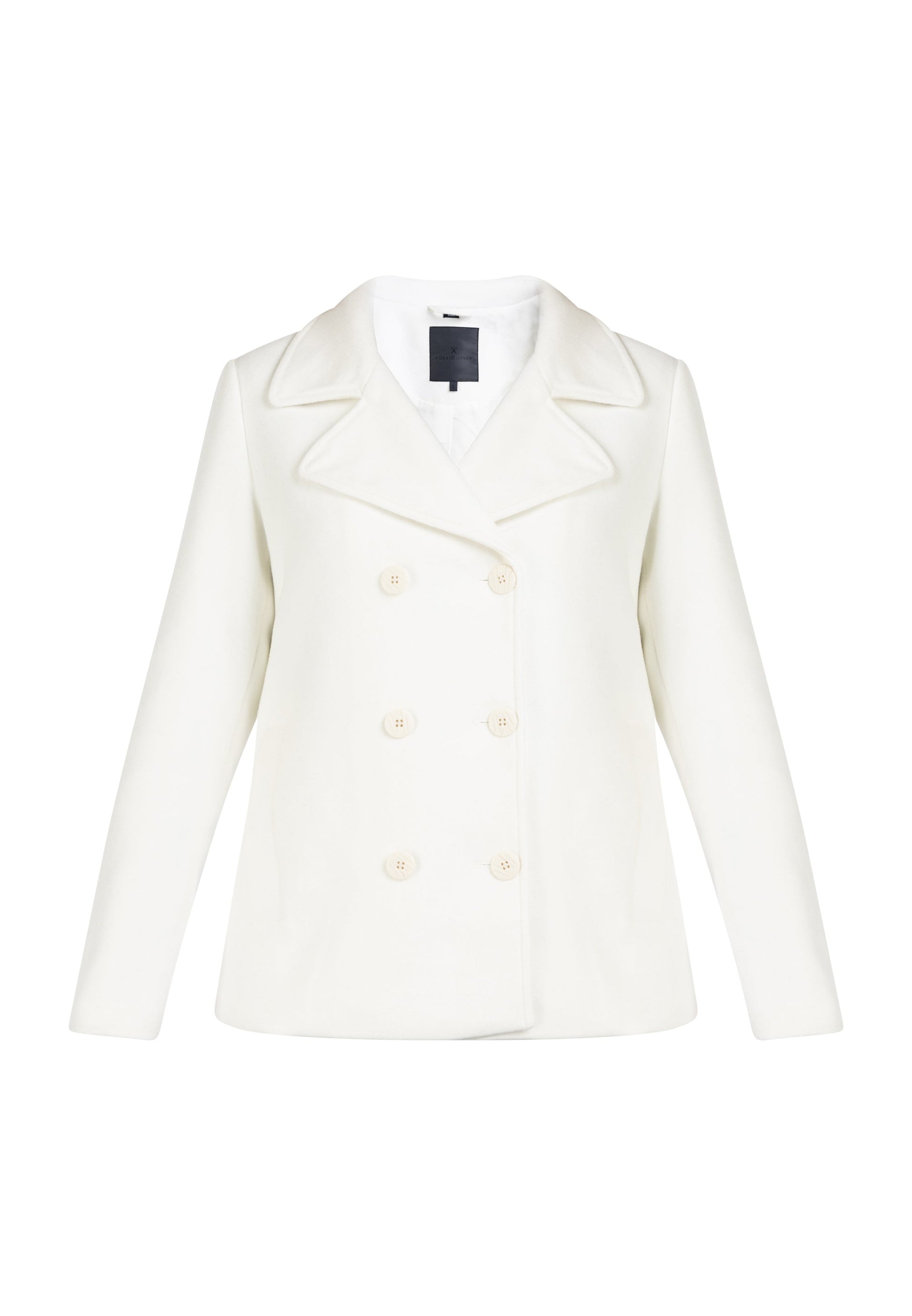 Dreimaster klassik Women's Transitional Pea Coat Made Of A Wool Blend