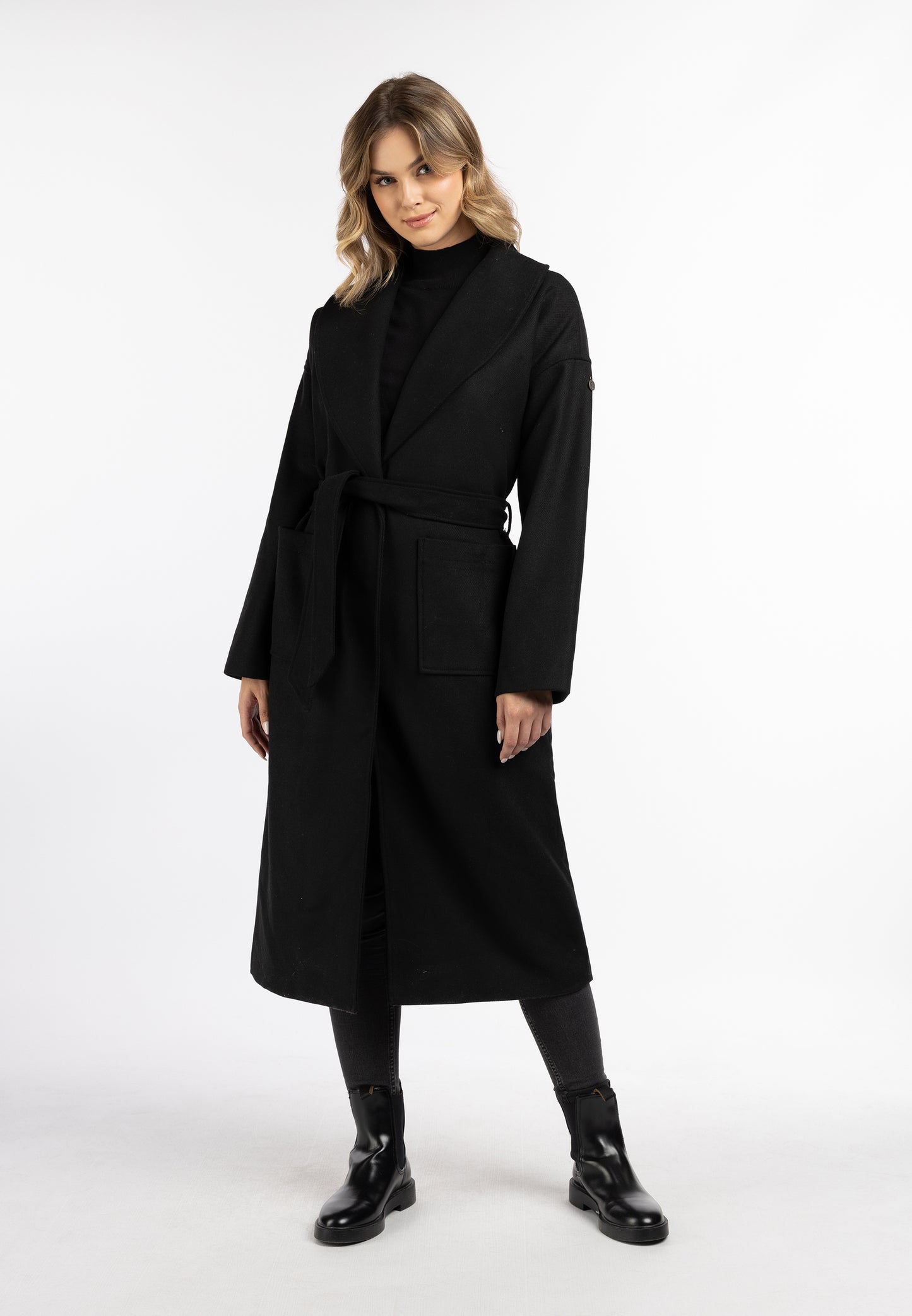 DreiMaster Vintage Kobiety Płaszcz przejściowy wykonany z mieszanki wełny