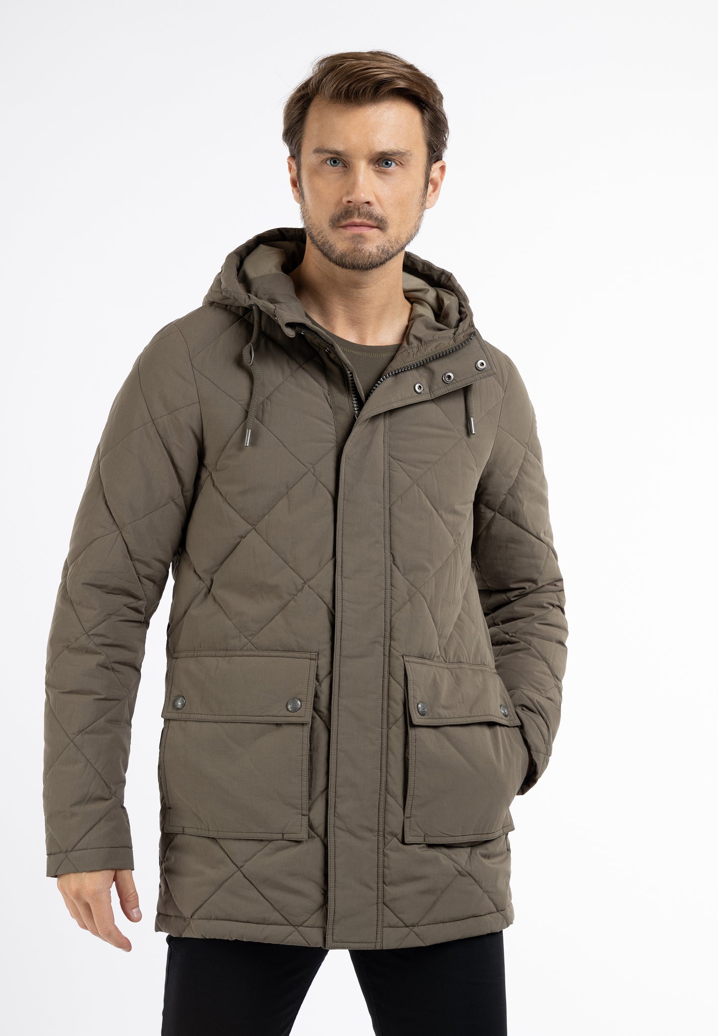 Męska kurtka przejściowa DreiMaster Vintage z lekkim ociepleniem