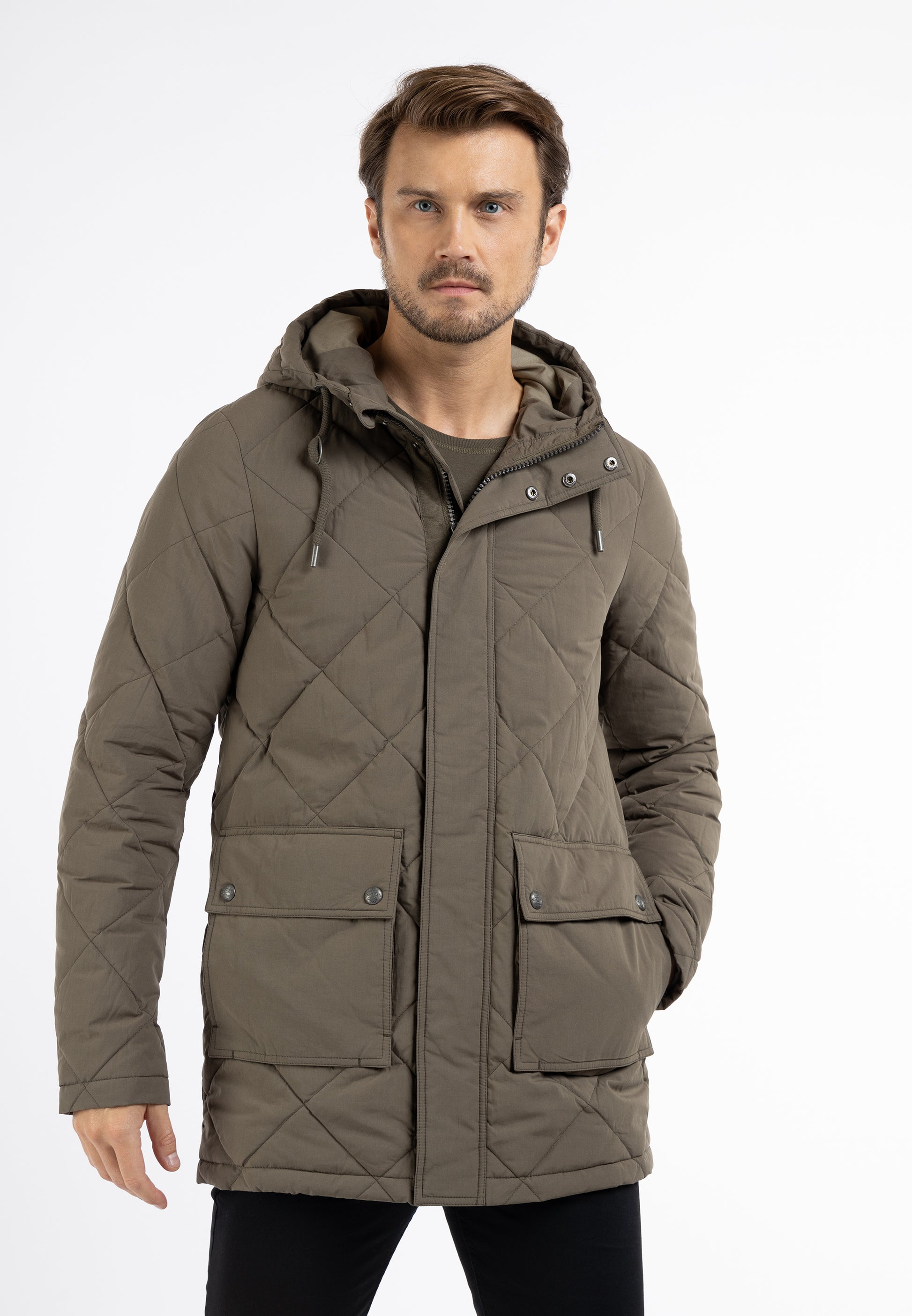 Męska kurtka przejściowa DreiMaster Vintage z lekkim ociepleniem