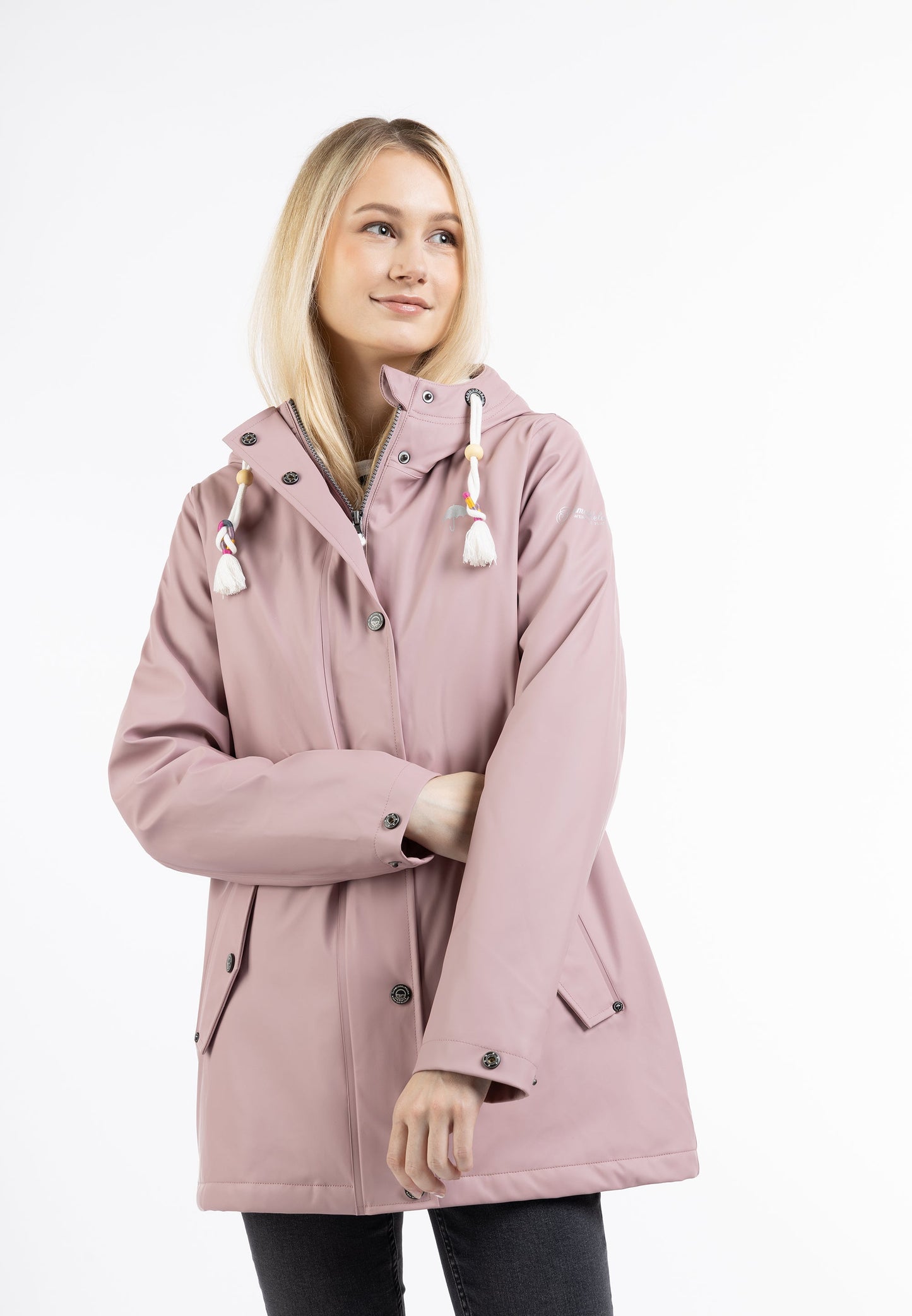 Schmuddelwedda Women's Rain Jacket With Faux Fur Lining