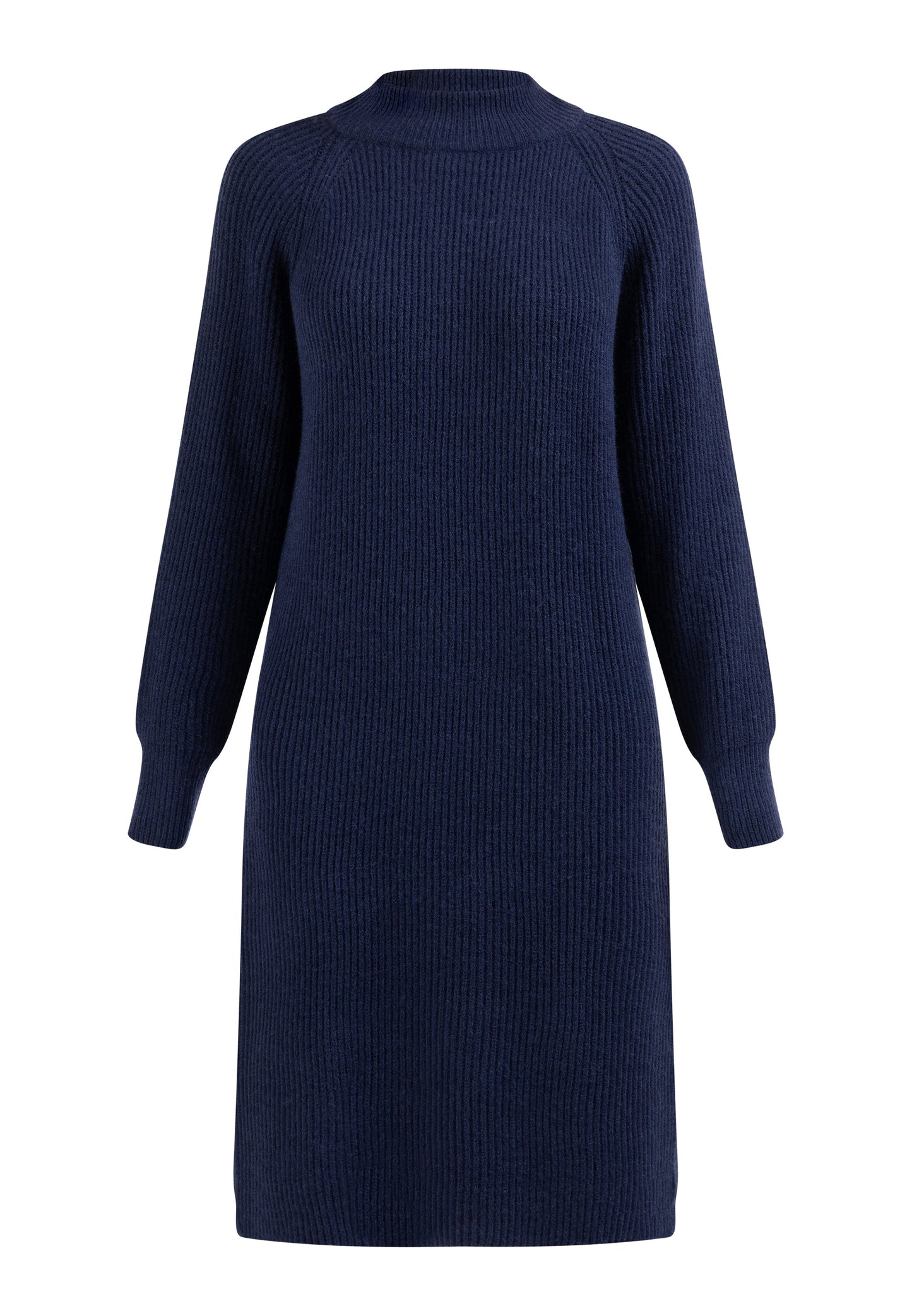 Dreimaster vintage Women's Knit Long Sleeve Midi Dress