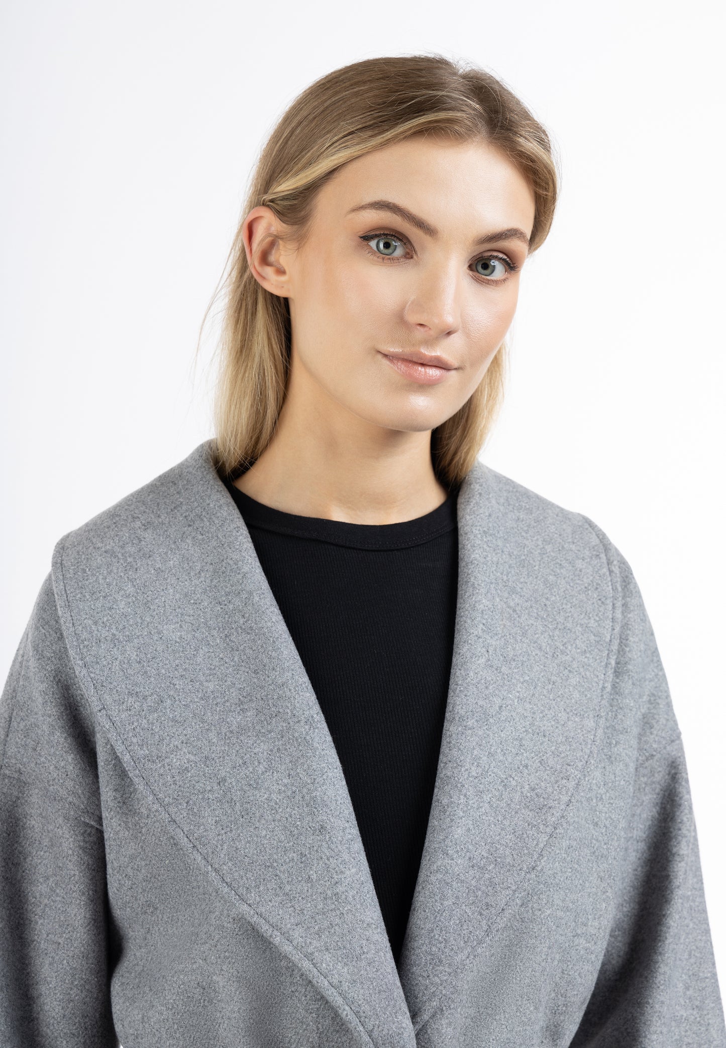 DreiMaster Vintage Płaszcz Przejściowy dla Kobiety wykonany z mieszanki wełny