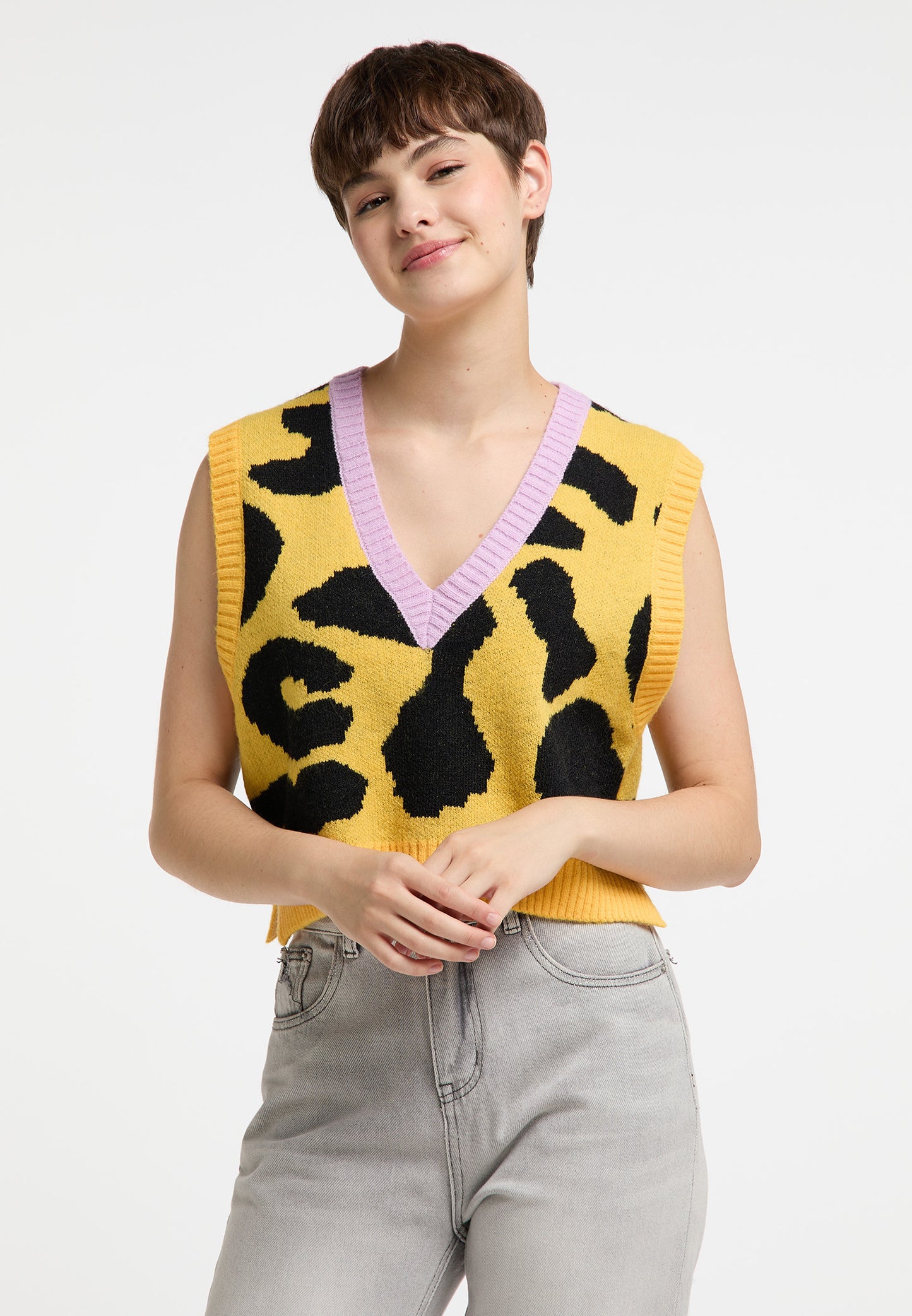 Kamizelka sweterkowa myMo Kobiety