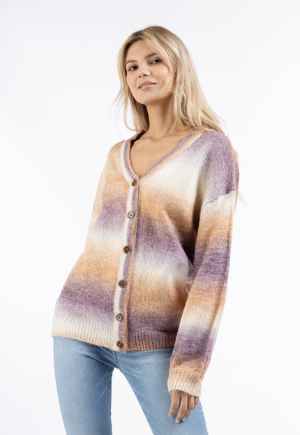 usha Damen Cardigan mit Knopf