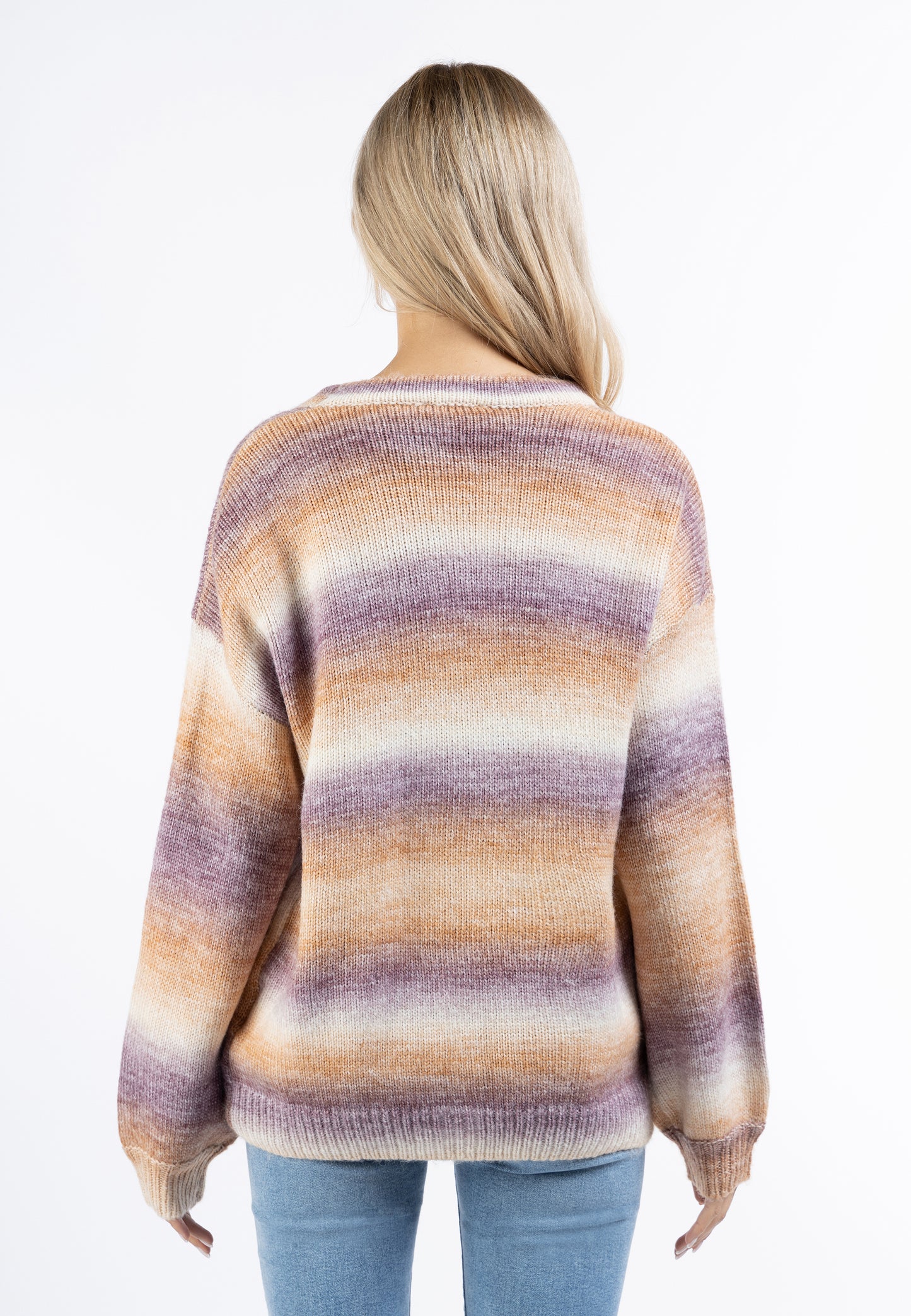 usha Damen Strickjacke mit Knöpfen