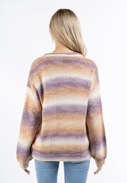 usha Damen Strickjacke mit Knöpfen