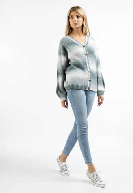 usha Damen Cardigan mit Knopf