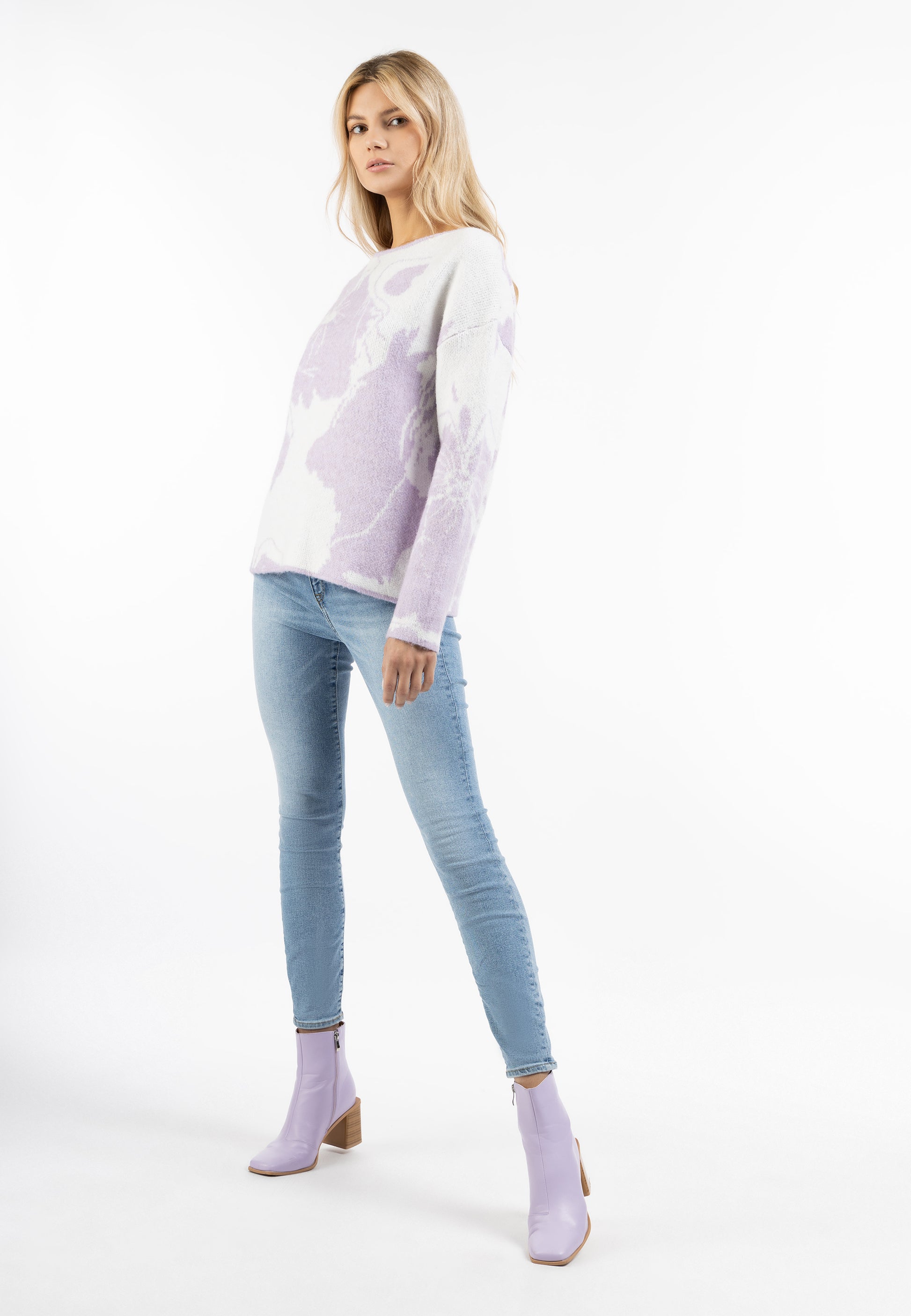 usha Women's Knit Sweater