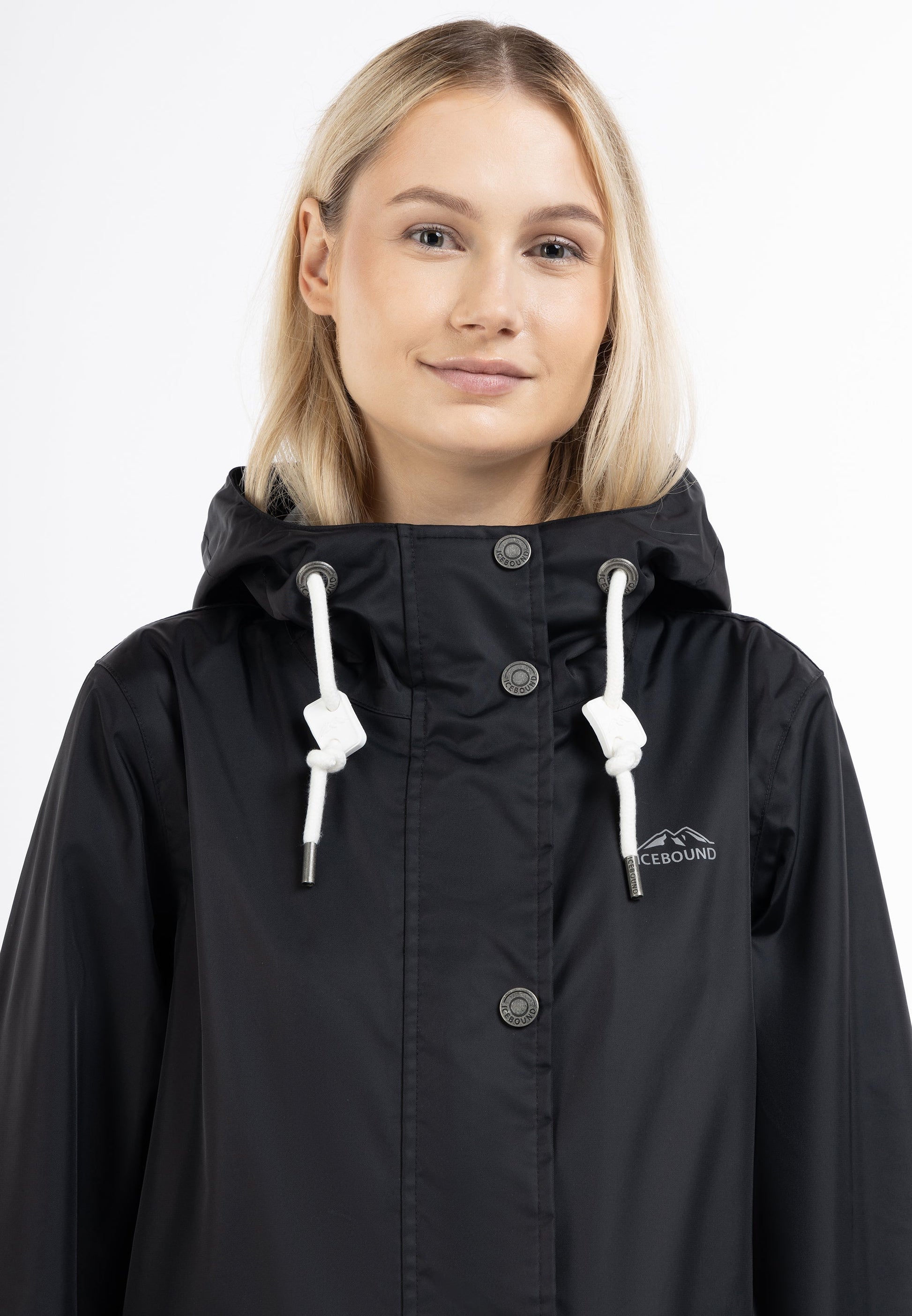 Icebound Women's Rain Jacket With Interior Print