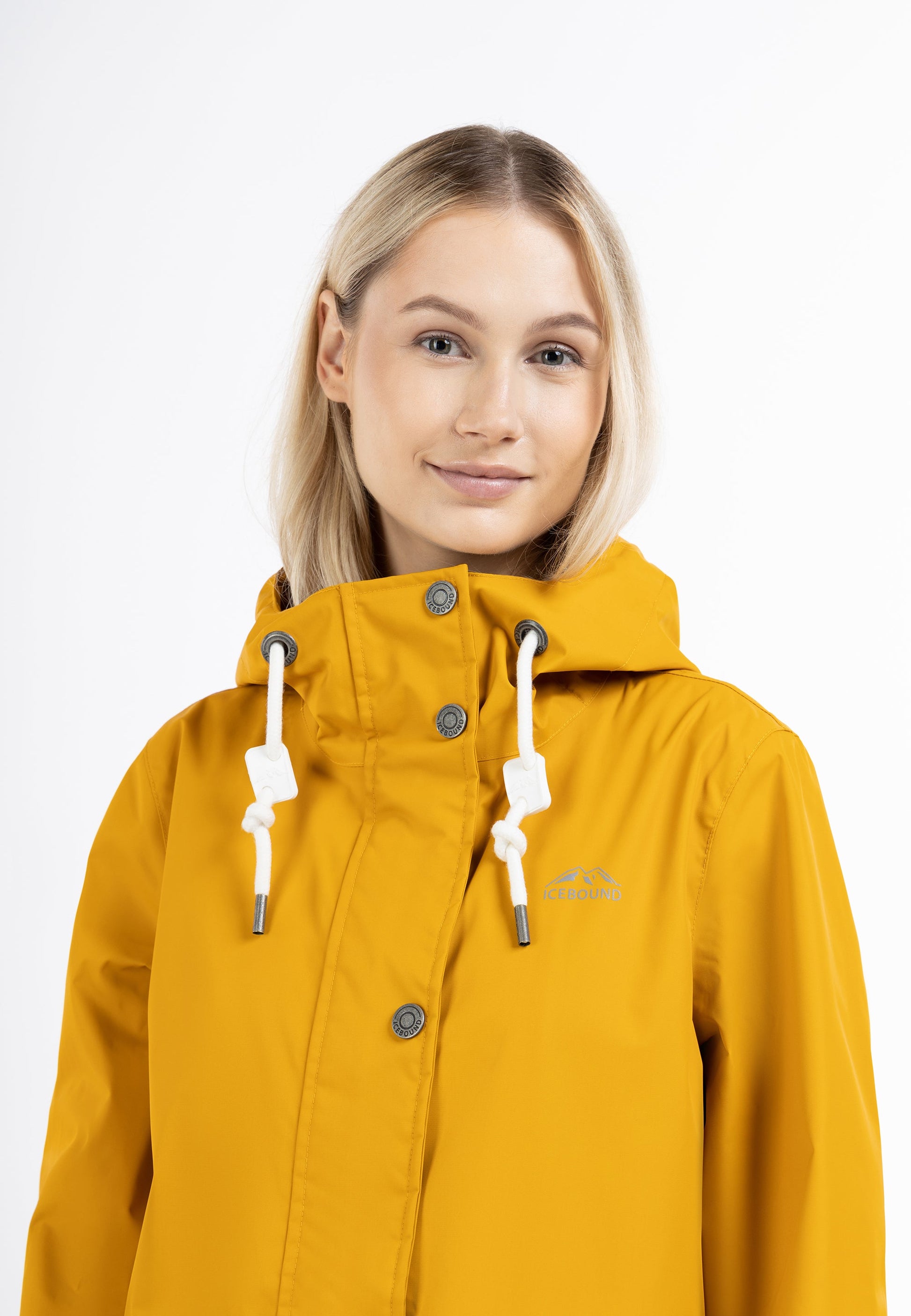 Icebound Women's Rain Jacket With Interior Print