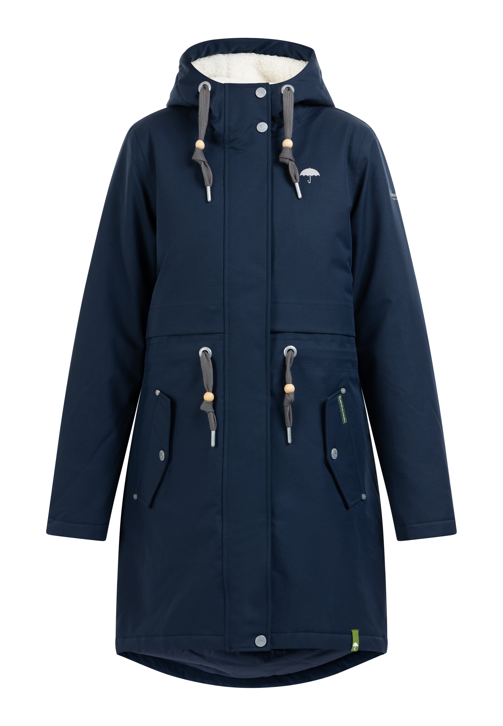 Schmuddelwedda Kobiety zimowy parka wykonana z recyklingowanego poliestru