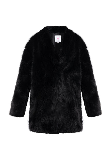 myMo Women's Fake Fur Coat