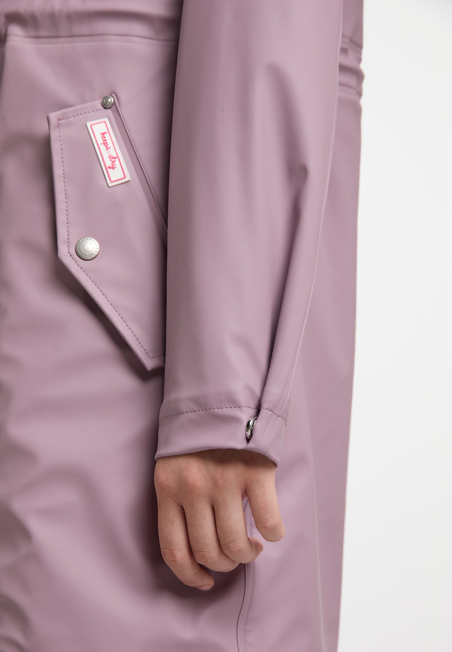 myMo Women's Raincoat With Faux Fur Lining