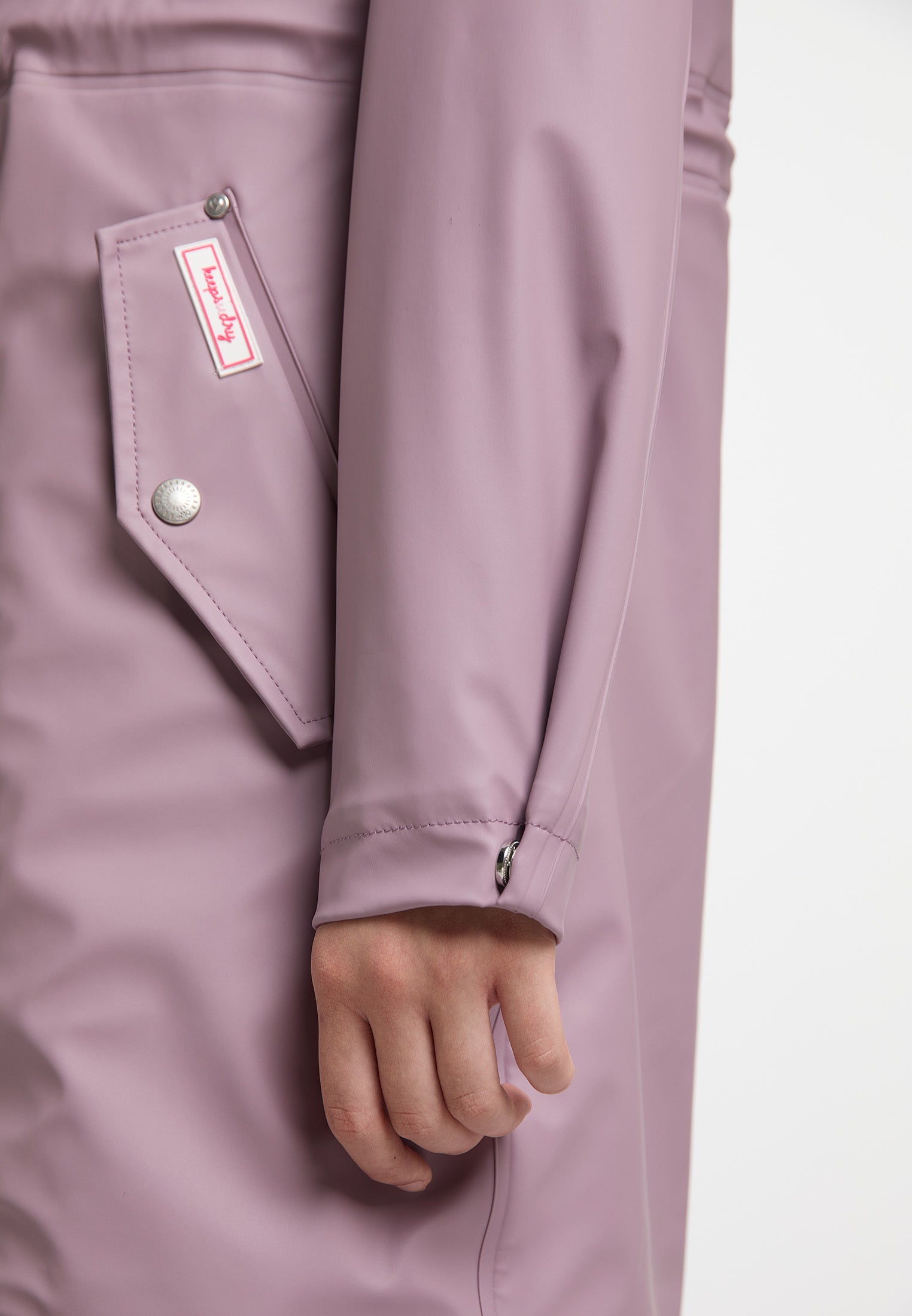 myMo Women's Raincoat With Faux Fur Lining