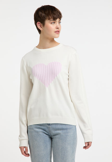 myMo Damen-Strickpullover