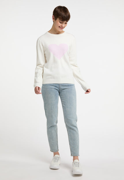 myMo Damen-Strickpullover