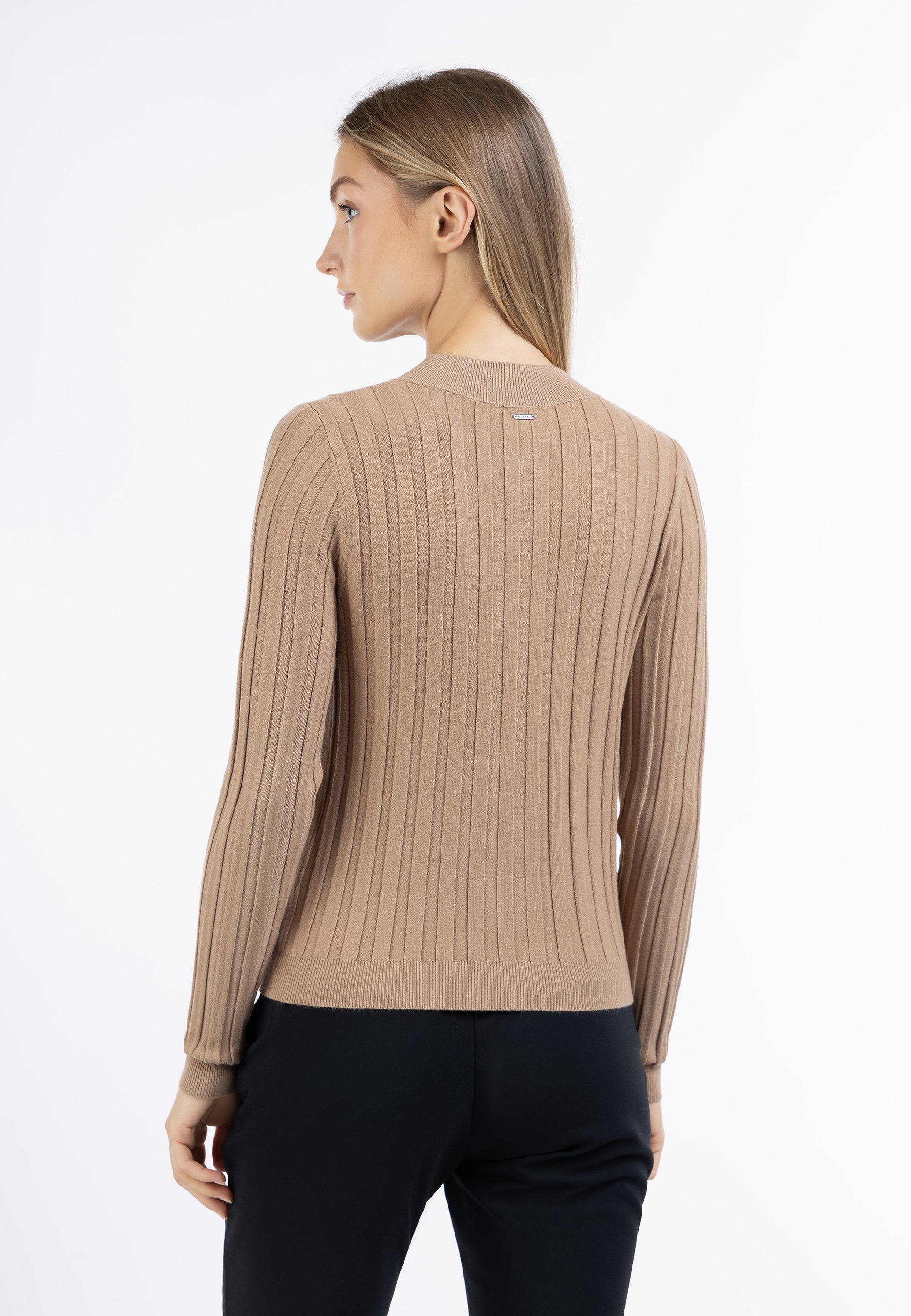 DreiMaster Klassik Damen Cardigan mit Knöpfen