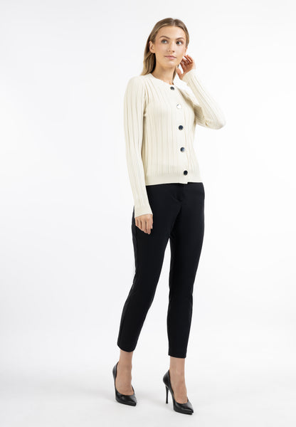 DreiMaster Klassik Damen Cardigan mit Knöpfen