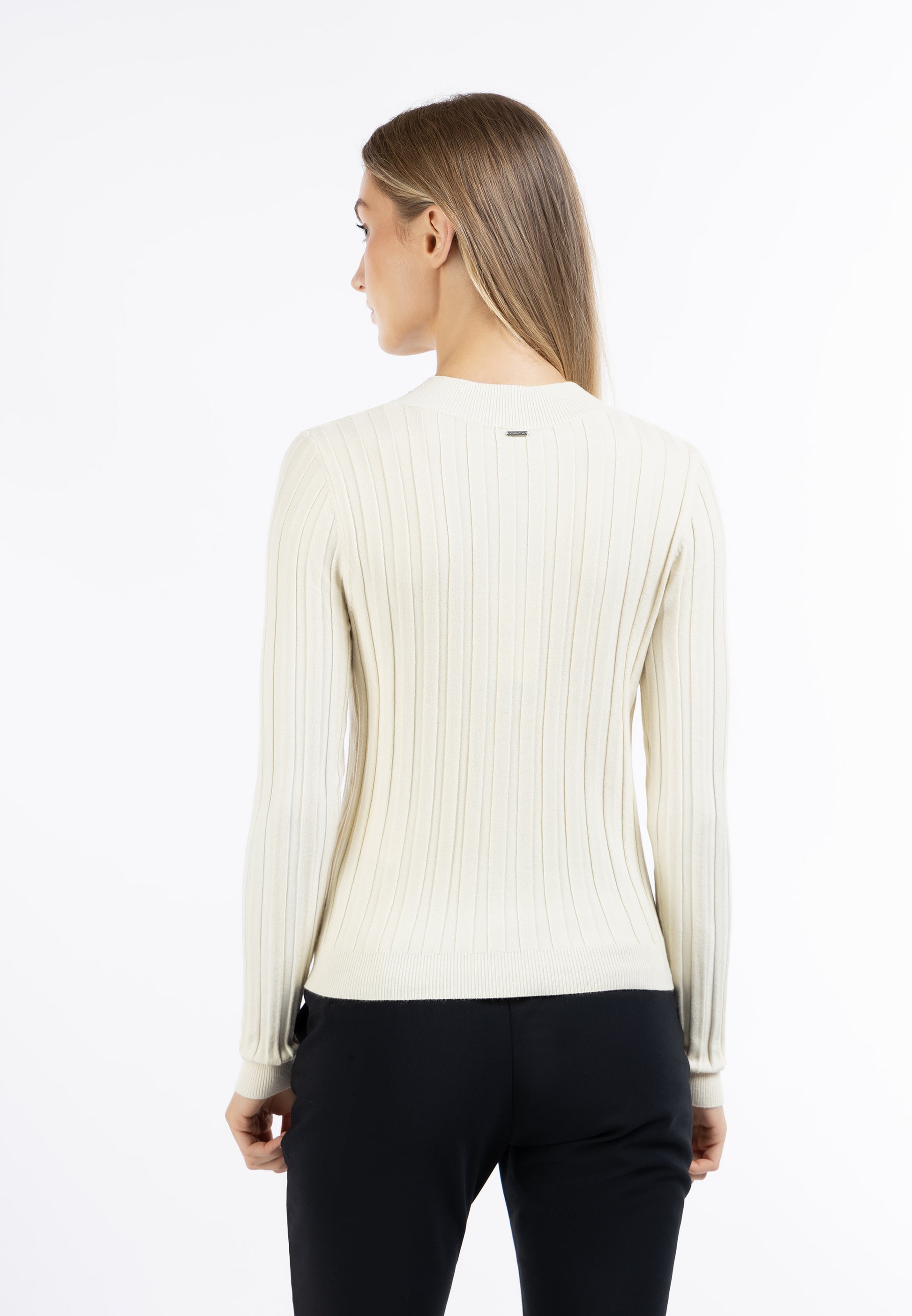 DreiMaster Klassik Damen Cardigan mit Knöpfen