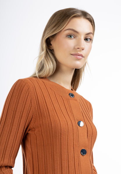 DreiMaster Klassik Damen Cardigan mit Knöpfen