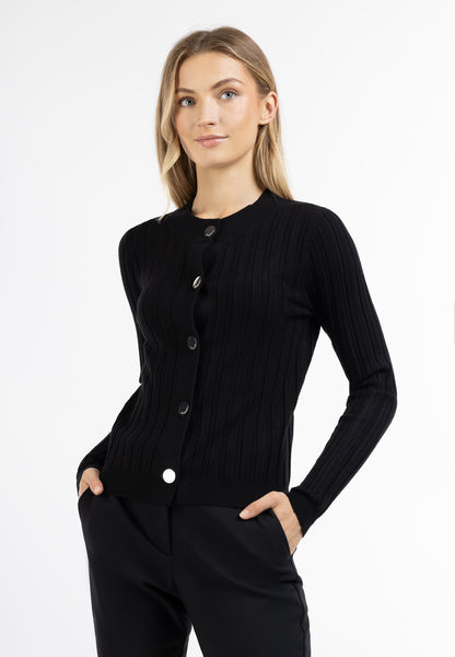DreiMaster Klassik Damen Cardigan mit Knöpfen